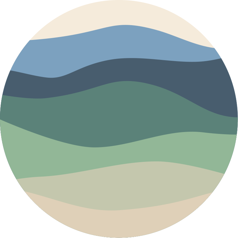 Logo représentant des vagues animées