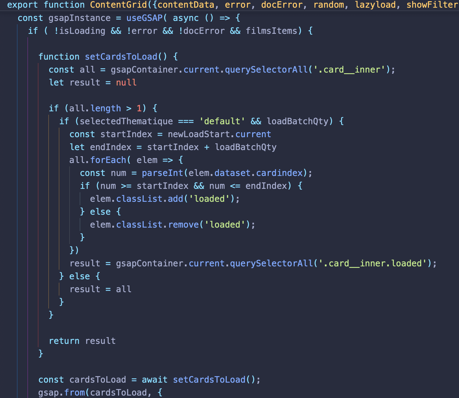 des lignes de code en JavaScript